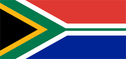 South Africa moving flag